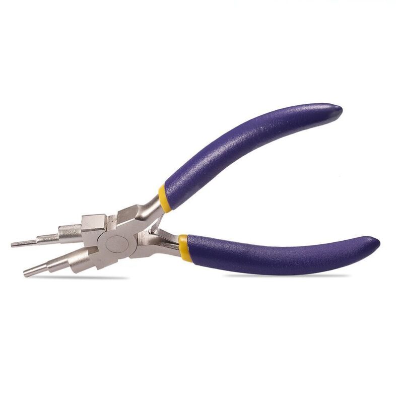 Juego de alicates 6 en 1 para hacer joyas: Incluye pinzas, aguja y cuchara. También incluye un juego de moldes de resina de silicona para hacer joyas.