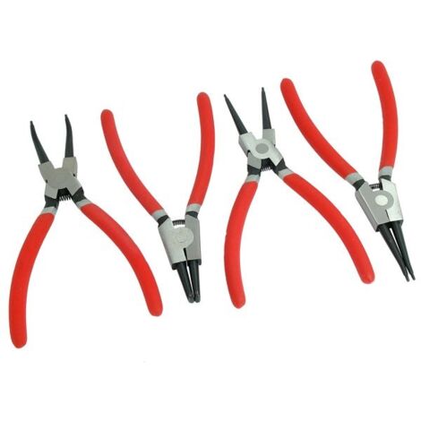 JUEGO DE ALICATES CIRCLIP SEEGER 4 PIEZAS