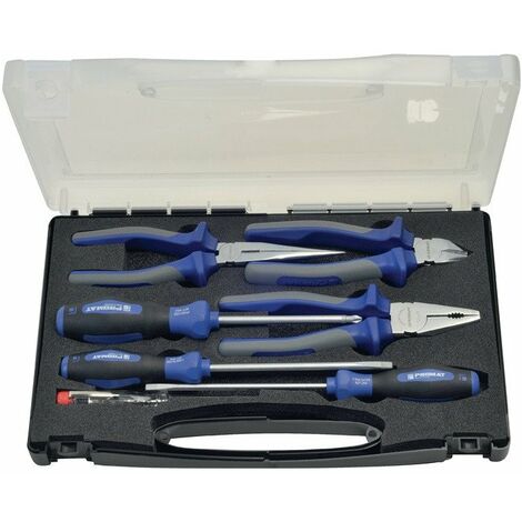 Juego De Alicates / Herramientas Maletin 7Pz Promat
