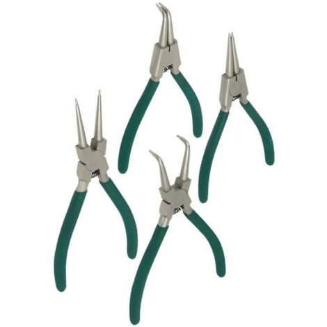BRÜDER MANNESMANN Juego de alicates para arandelas 4 piezas 10471 vidaXL577798