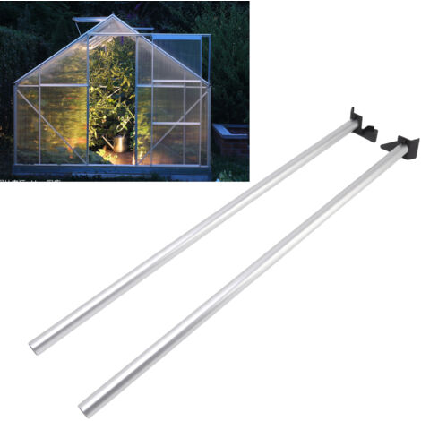 [Juego de bajantes para invernadero] + [Tubo de aluminio PVC] + [82 cm] + [Drenaje simple y duradero]