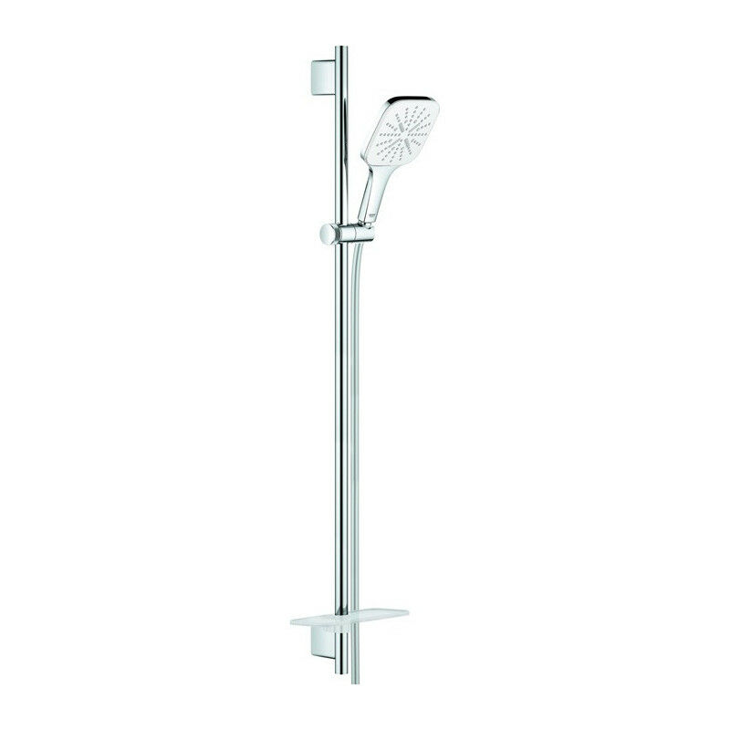 

Grohe - Juego de barra de ducha Ducha de lluvia RSH 130 SmartActive Cube 26587 900mm 9.5l moon white / chr