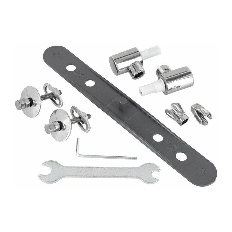 

Juego de bisagras para asiento WC Washpoint Softclosing cromo STANDARD - Ideal