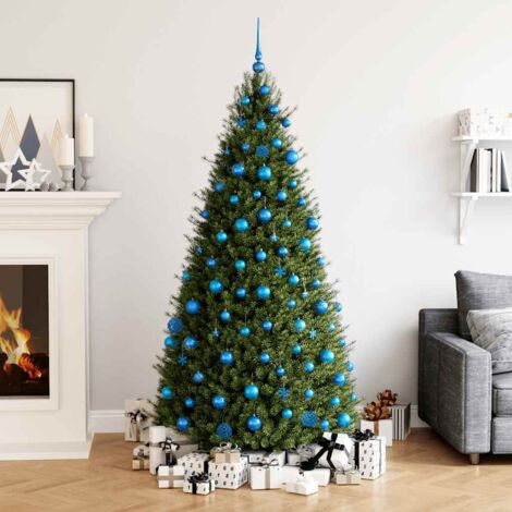 Juego de bolas de Navidad 111 pzas poliestireno azul