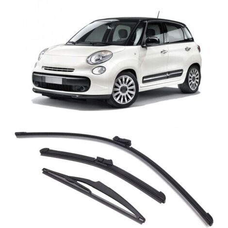 Juego de brazos limpiaparabrisas JOPHEK compatible con Fiat 500 500C 500L 2009-2023