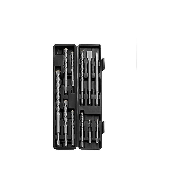 

Juego de broca para martillo perforador y cincel (11 piezas) - Trotec