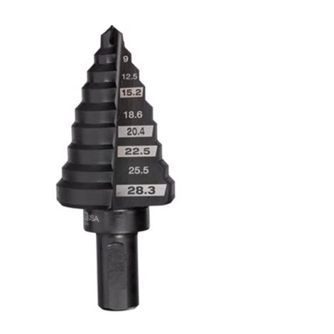 Juego de brocas de 3 partes Milwaukee 48899399 en cassette - 4-12 / 4-20 / 6-35 mm