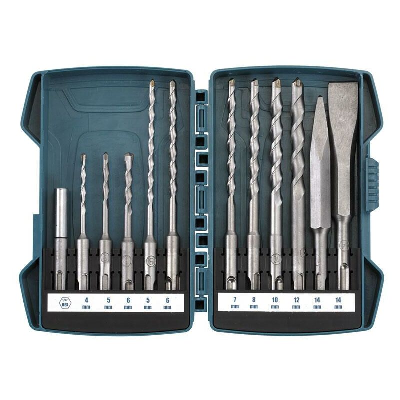 Serie de brocas y cinceles SDS-Plus Fervi 0332