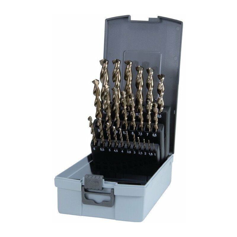 

Juego de brocas helicoidales DIN 338 TypeN UTL 3000 D.1-13x0.5mm HSS-Co5 25 piezas Ku.-Kass.