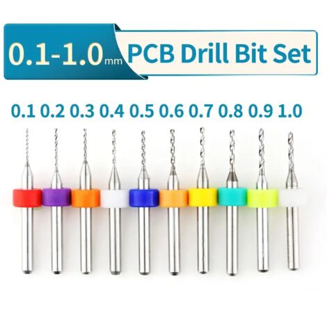 Juego de brocas micro CNC de carburo Mini brocas para PCB para PCB