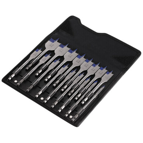 Juego de brocas para madera Blue Grooves, 4 unidades, 17 piezas - I-IW4041002