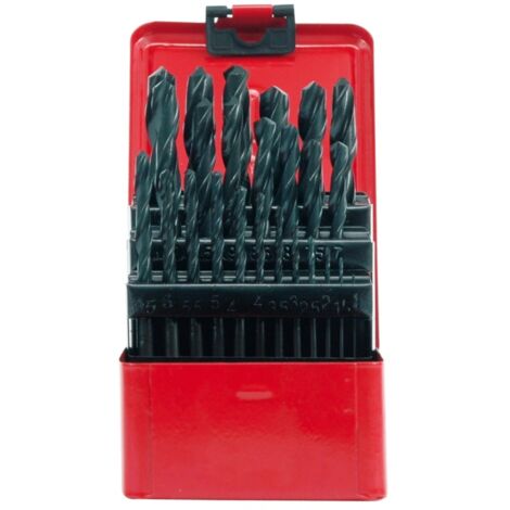 Juego de brocas para metal de 1 a 13 mm, 25 piezas - W-22250