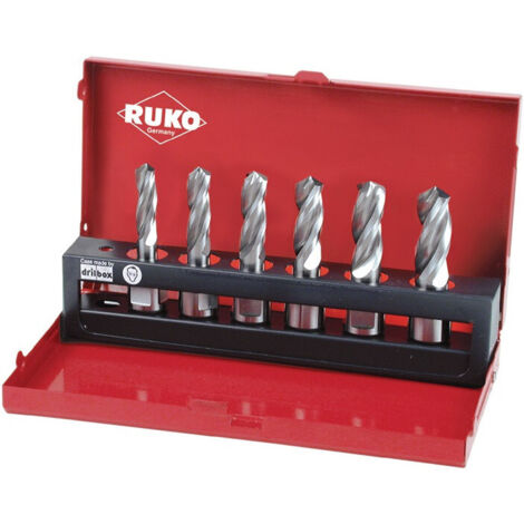 Juego de brocas s�lidas Solid 3S HSS v�stago Weldon (6 piezas) RUKO 108830