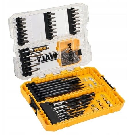 Juego de brocas y taladros para madera de 57 piezas - DW DT70758