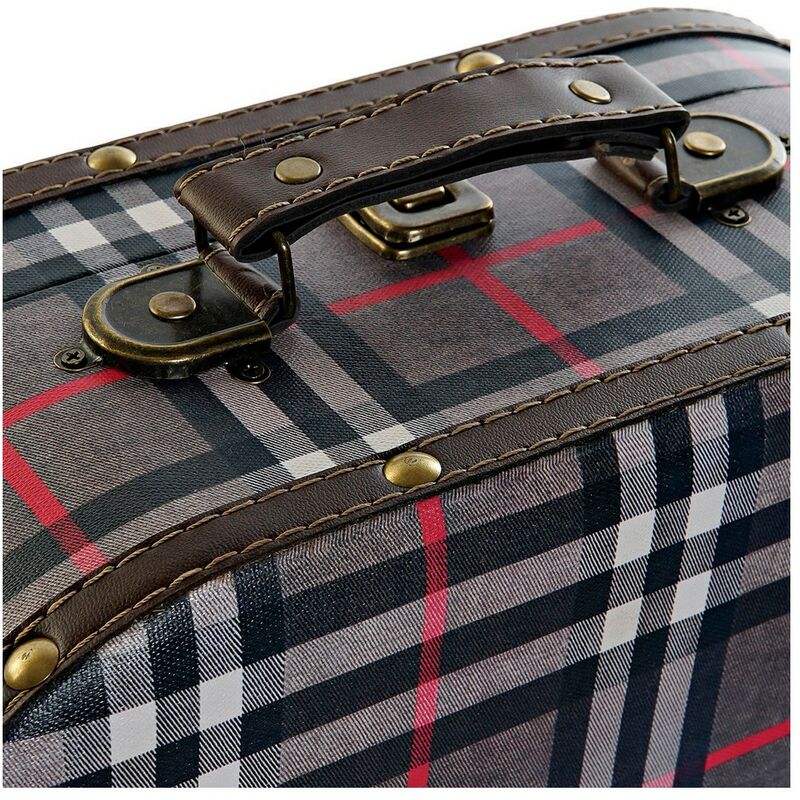 

Juego de Cajas Decorativas DKD Home Decor Madera Lienzo (2 pcs)