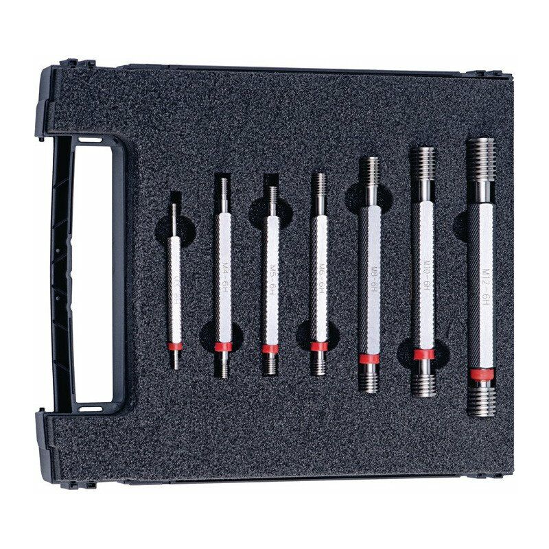 

Juego de calibres de tapones de rosca límite 6H cada uno 1 pieza M3.M4.M5.M6.M8.M10.M12 para M PROMAT