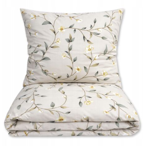 JUEGO DE CAMA 160x200 100% ALGODÓN GRUESO 3 PIEZAS POLACO PREMIUM