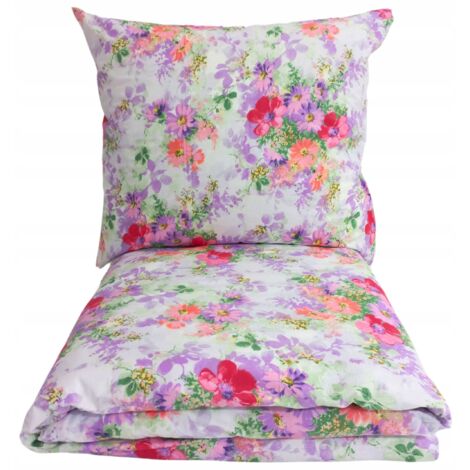 JUEGO DE CAMA 200x220 ALGODÓN 100% FABRICANTE POLACO FLORALES GRUESOS Y RESISTENTES