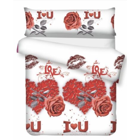 Juego de cama con estampado de dibujos animados, lavable, súper suave, incluye sábana ajustable, sábana plana y funda de almohada Multicolor 19，135