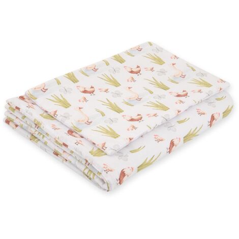 Juego de cama infantil con relleno 120x90cm - En el campo