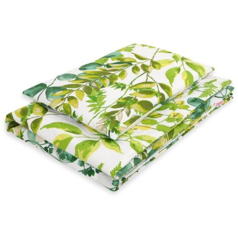 Juego de cama infantil de 2 piezas de algodón 120x90 cm - eucalipto