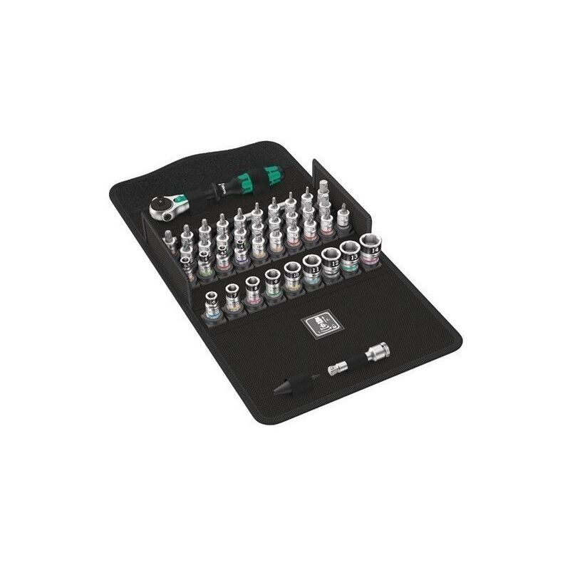 

Wera - Juego De Llaves De Vaso 8100 Sa Todo Incluido 42 Uds. 1/4 Pu