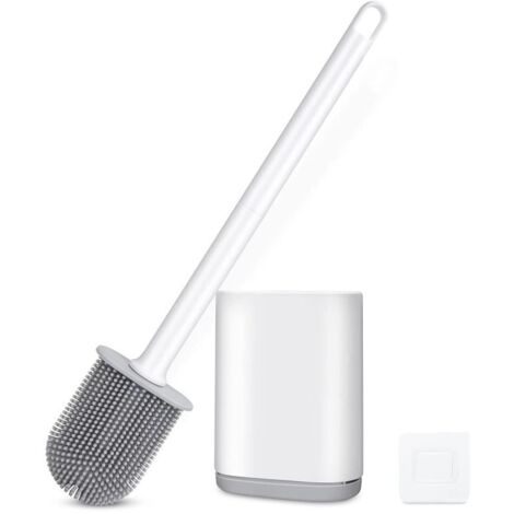 Juego de cepillo para inodoro Icone FSilonging, blanco