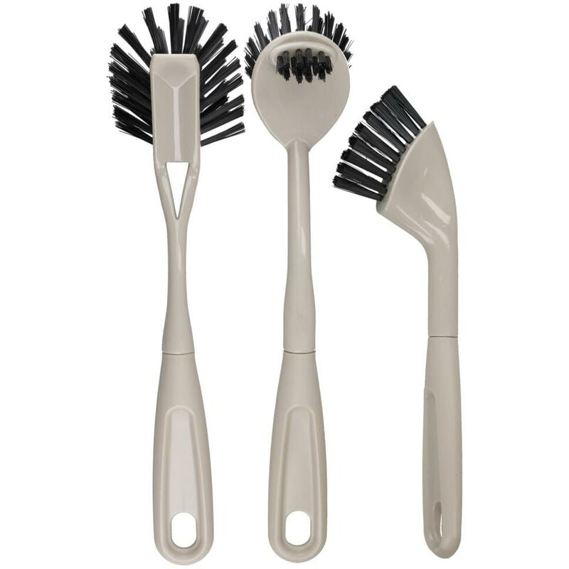 Natural Elements - Set of Cleaning brushes of Organic Coconut 3 Pièces, dans Display box
