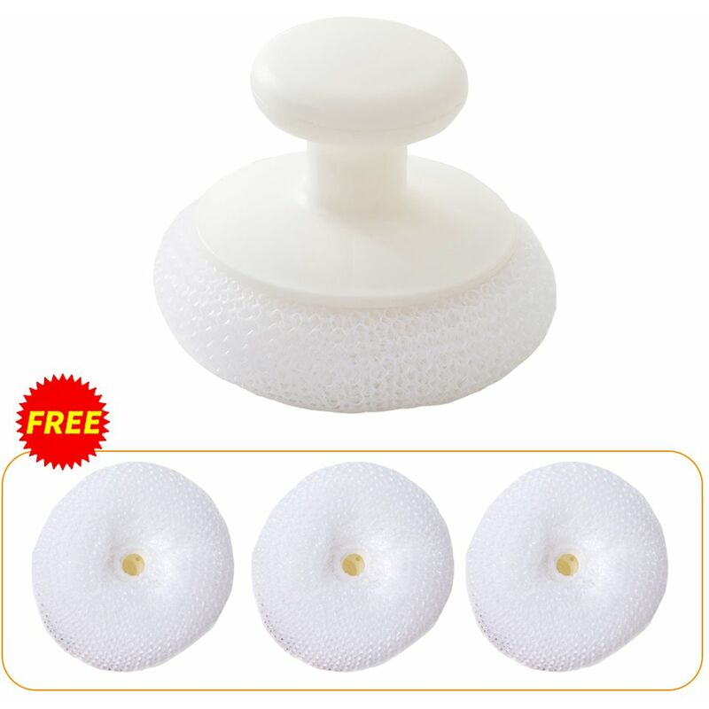 

Juego de cepillos para olla de lavado limpieza multiple, descontaminacion, a prueba de aceite, herramienta de cocina duradera y antioxidante con