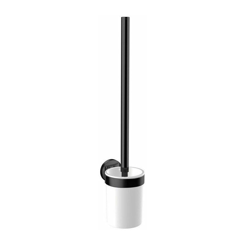 

Emco - Juego de cepillos redondos parte cristal satinado. Negro