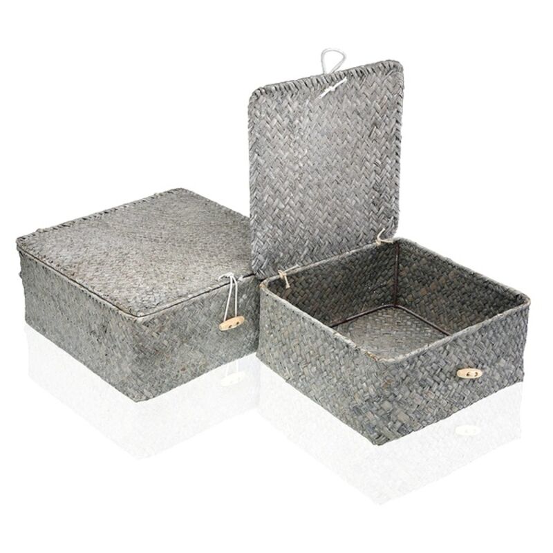 

Juego de Cestas Algas marinas (2 Piezas) (23 x 10 x 23 cm)