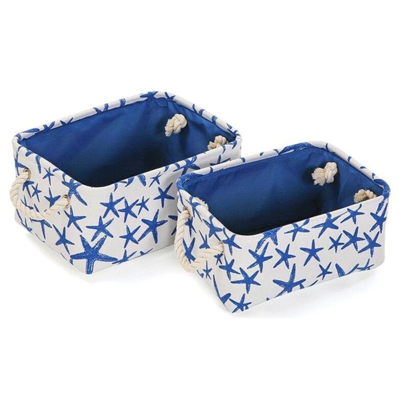 

Juego de Cestas Blue Sea Textil (2 Piezas)