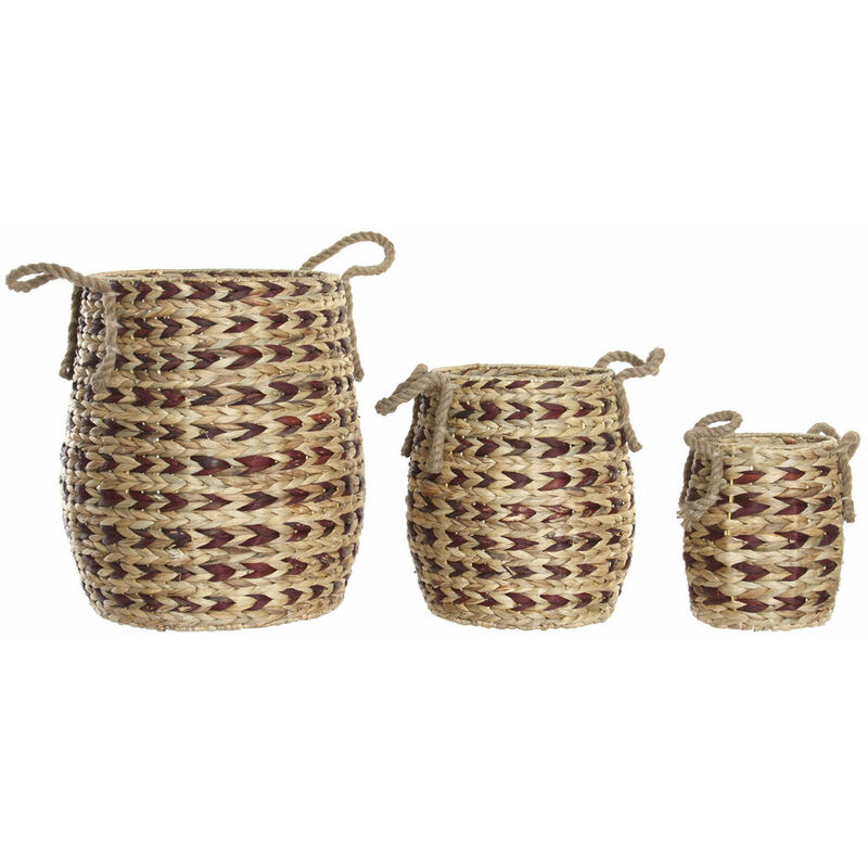 

Juego de cestas dkd home decor fibra bali (3 pcs) Rogal