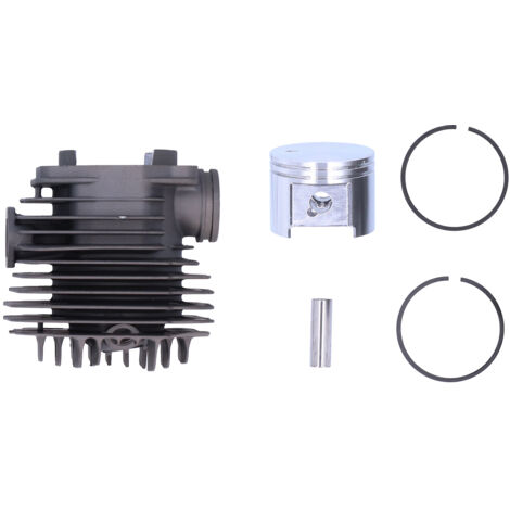 Juego de cilindro y pistón para amoladoras angulares - Modelo compatible 4223 020 1200 - Fabricado en aluminio fundido, completo con aros de pistón y anillos de retención