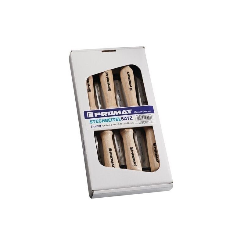 

Juego De Formones 6,10,12,16,20,26 Mm Mango De Carpe Forma U
