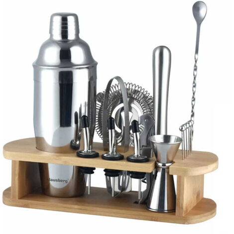 Juego de coctelera 16 piezas KLAUSBERG KB-7582 plata