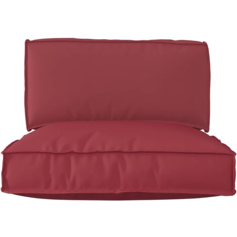 Juego de cojines de paleta 2 pcs Antracita 80 x 80 x 12 cm