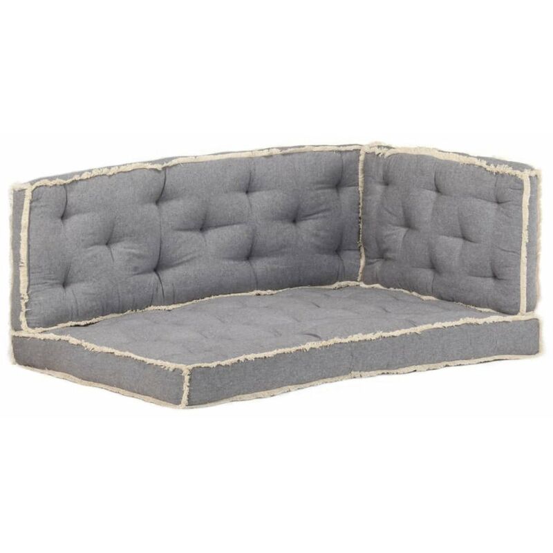 

Juego de cojines para sofa de pales 3 piezas gris antracita