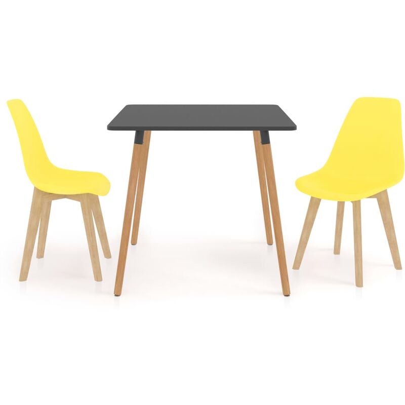 

Juego de comedor 3 piezas amarillo