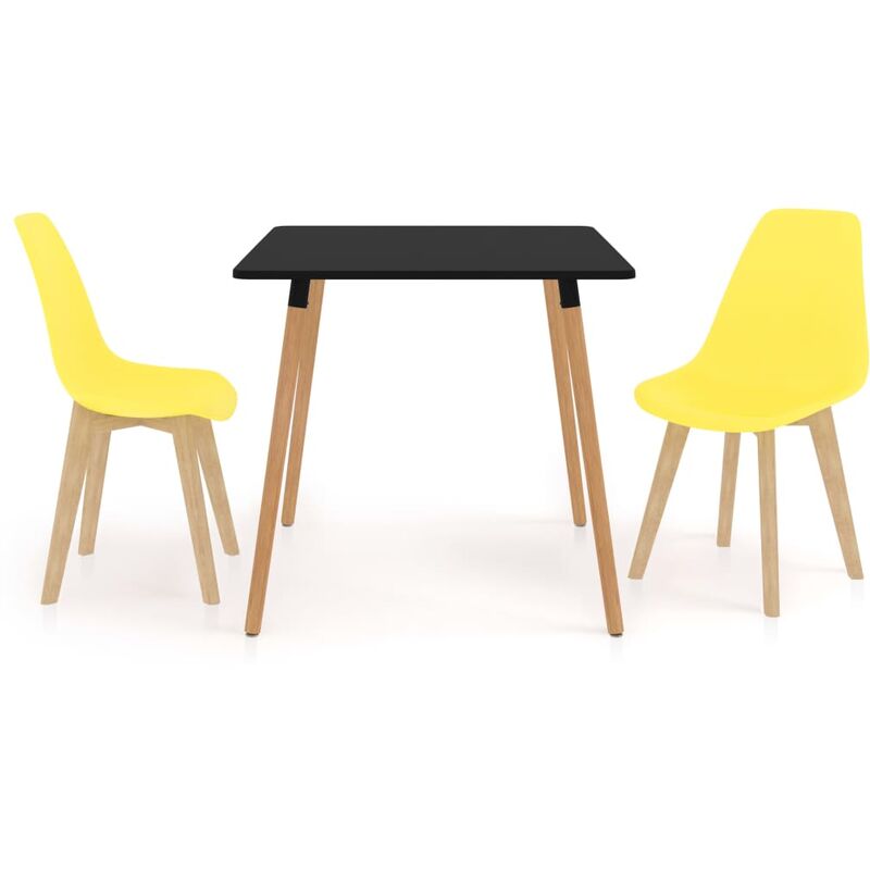 

Juego de comedor 3 piezas amarillo