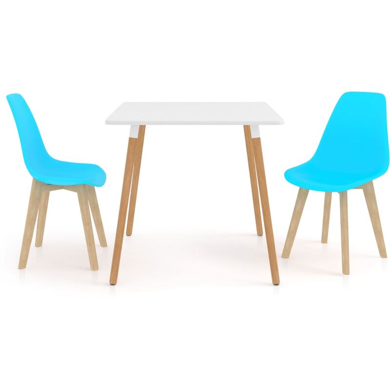 

Juego de comedor 3 piezas azul