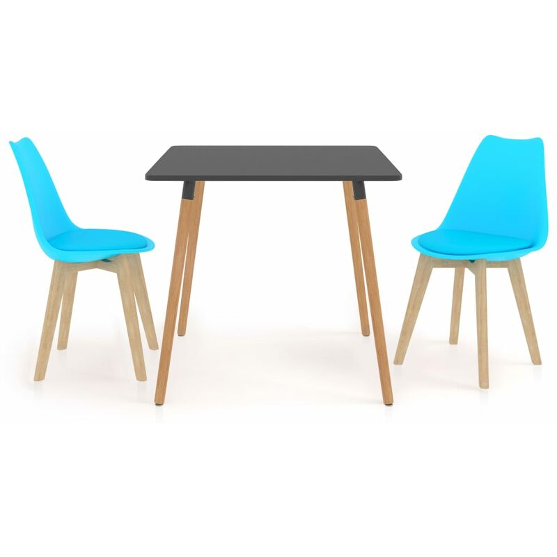 

Juego de comedor 3 piezas azul