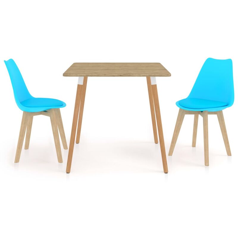 

Juego de comedor 3 piezas azul