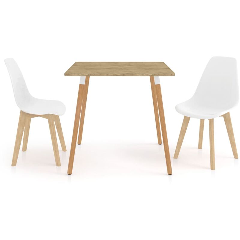 

Juego de comedor 3 piezas blanco