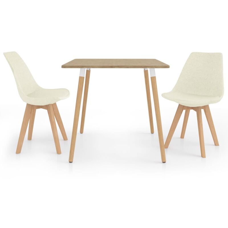 

Juego de comedor 3 piezas crema