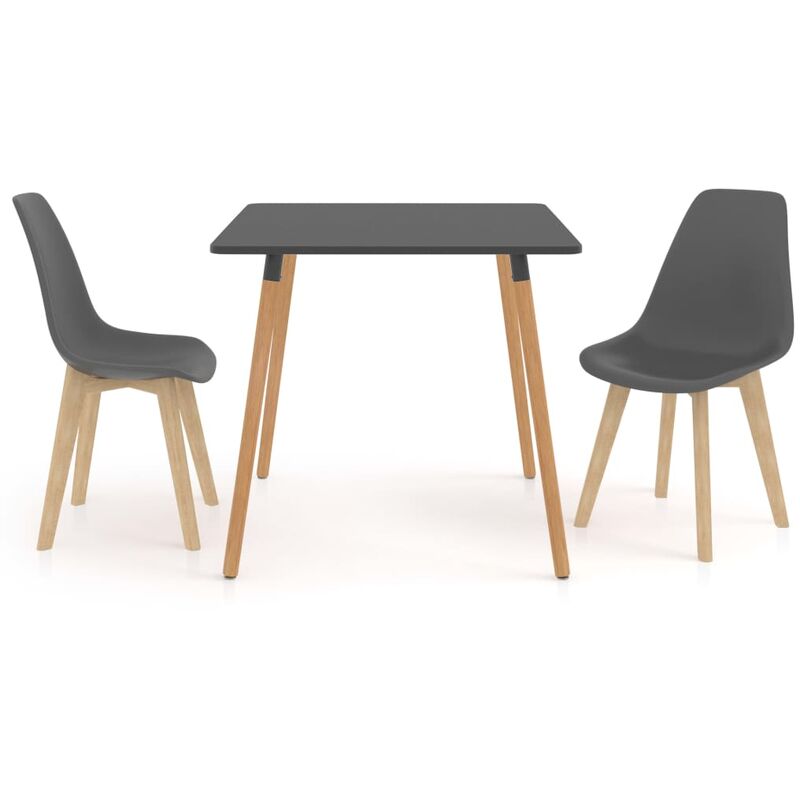 

Juego de comedor 3 piezas gris