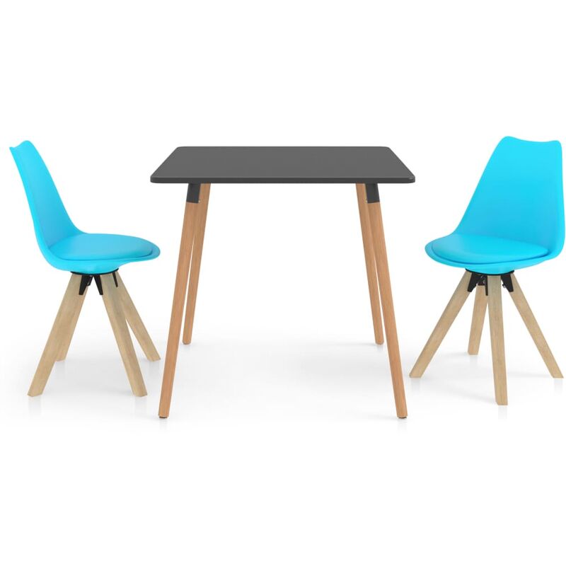

vidaXL Juego de Comedor 3 Piezas Azul Modelo 3 - Azul