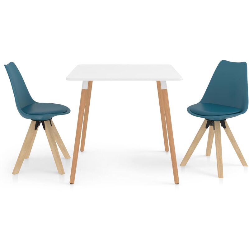 

Vidaxl - Juego de Comedor 3 Piezas Turquesa Modelo 1 - Turquesa