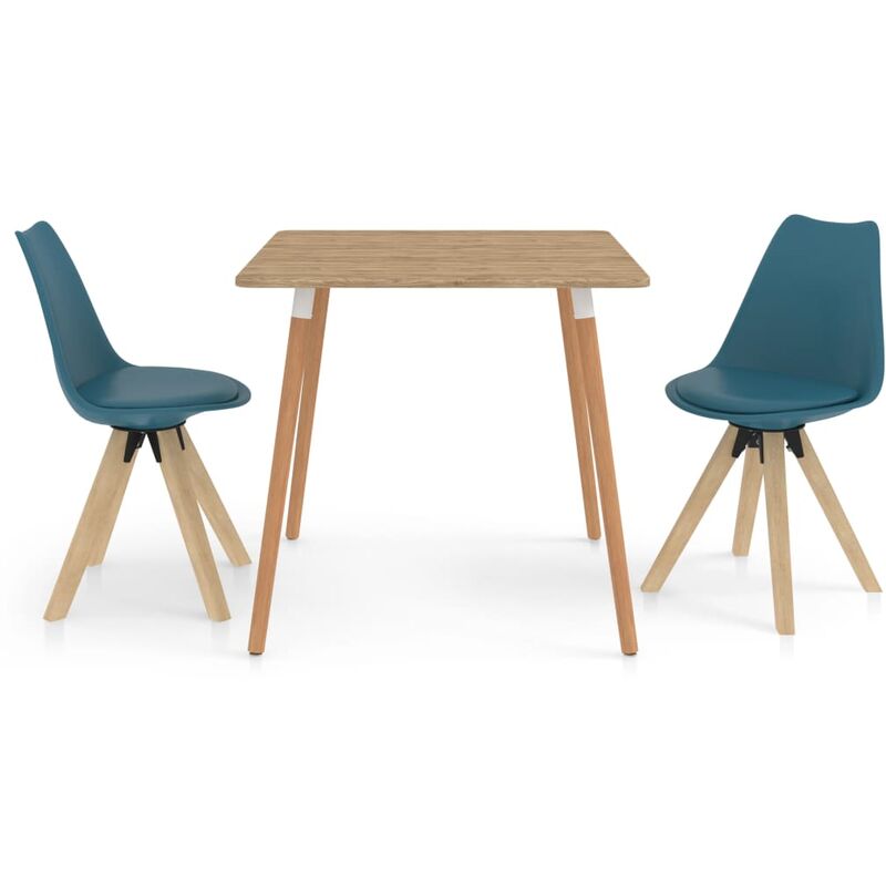 

Vidaxl - Juego de Comedor 3 Piezas Turquesa Modelo 4 - Turquesa