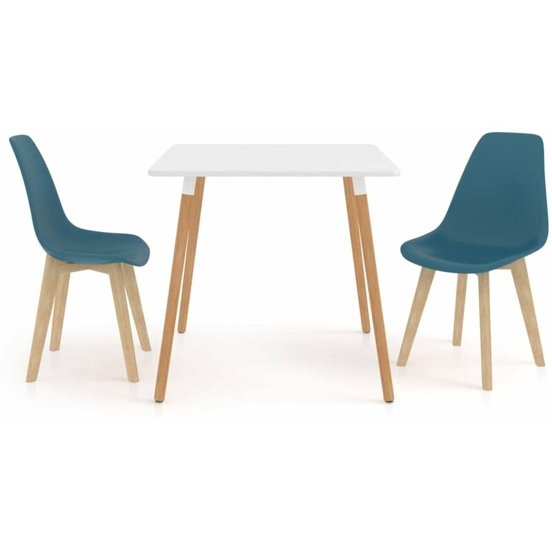 

Juego de comedor 3 piezas turquesa